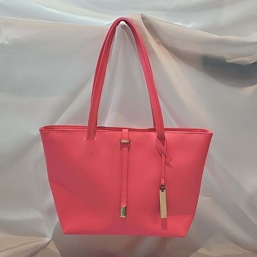 Vince Camuto Leila Small Tote, Fiesta Hot Pink
